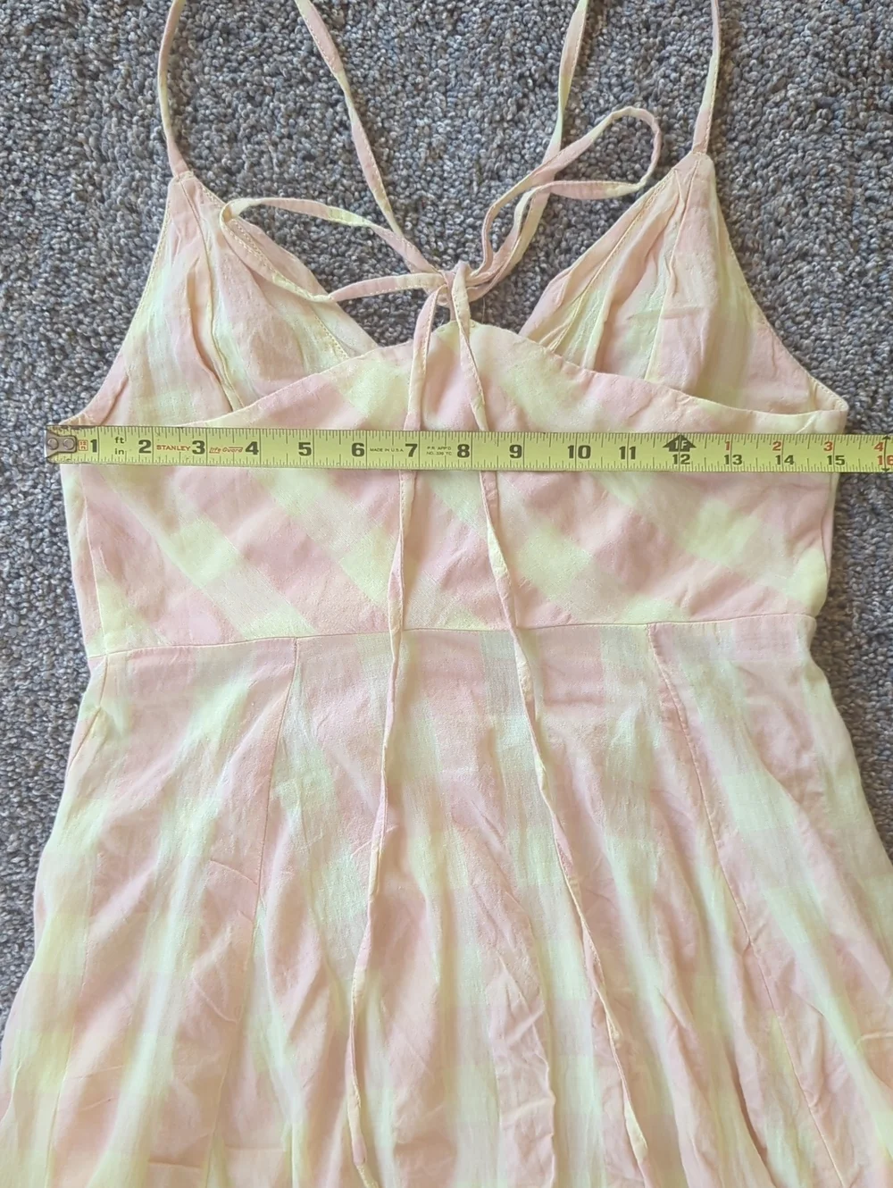 Free People Via Midi Dress - Creamsicle Combo S